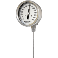 Reotemp Direct Drive Gas and Liquid Filled Thermometer
